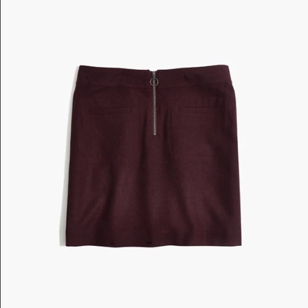 Madewell Maroon Fireside Skirt 6